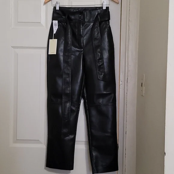 Wilfred faux leather pants - Picture 2 of 5